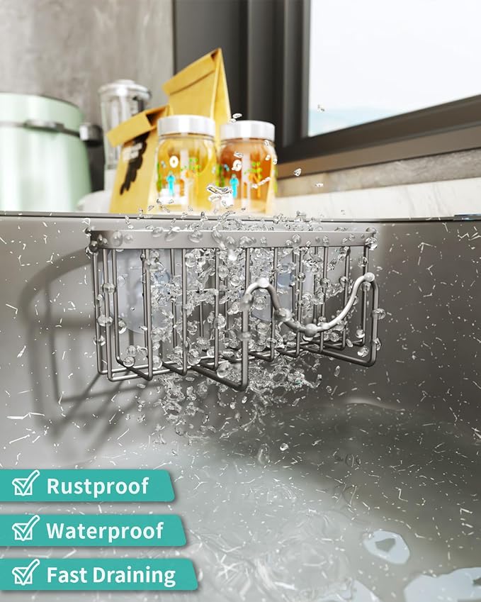 HapiRm Kitchen Sponge Holder for Sink - Image 4