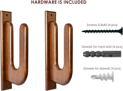 TESLYAR Surfboard Wall Mount – Wooden Surfboard Rack - Image 6