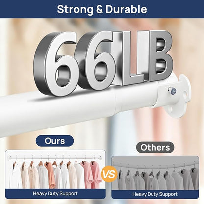 ENJOYBASICS 17-80" Heavy Duty Closet Rod - Image 6