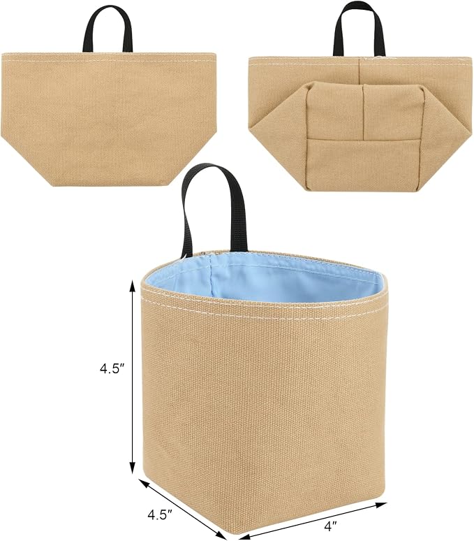 CM Mini Hanging Basket, Small Storage Bag Decor Bin - Image 2