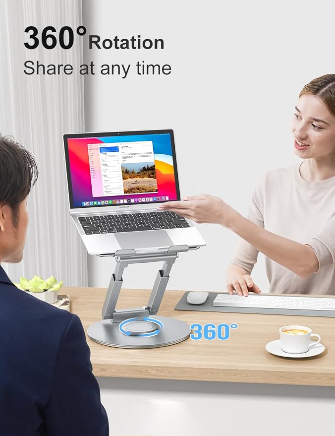 tounee Telescopic Laptop Stand for Desk - Image 2