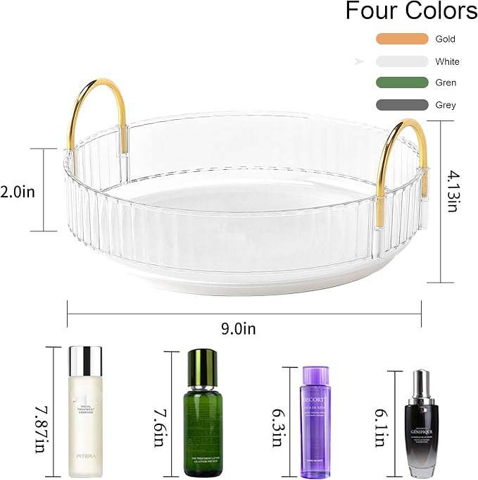 YCIA&DONE 360 Rotating Makeup Organizer and Storage - Image 5