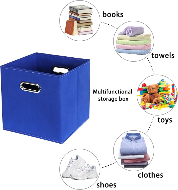 Fabric storage bins Cubes, Fabric Cube Organizer - Image 3