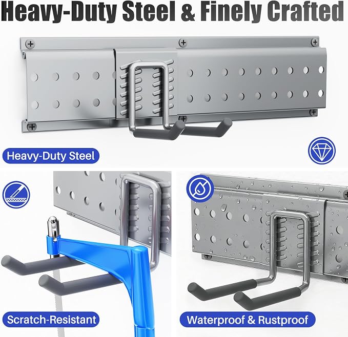 Garage Tool Organizer Wall Mount 64 inches - Image 7