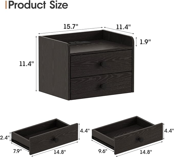 Floating Nightstand Set of 2 - Image 2