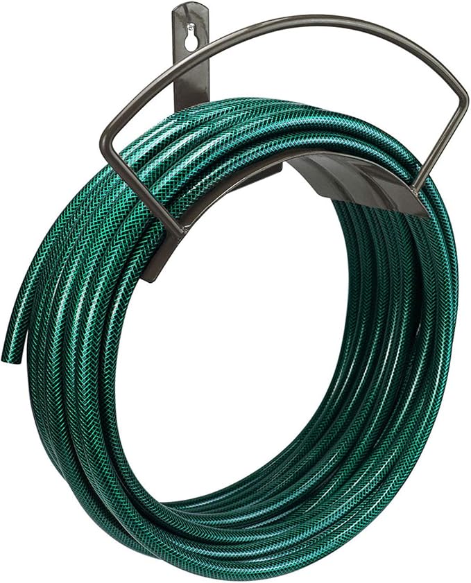 Eastrans Wall Mounted Garden Hose Holder Hold 125ft 3/4" Hose, Durable and - Image 7