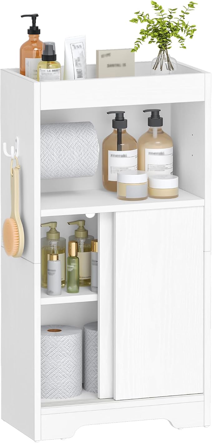 Hzuaneri Slim Bathroom Storage Cabinet, Toilet Paper Cabinet | Toilet Paper - Image 9