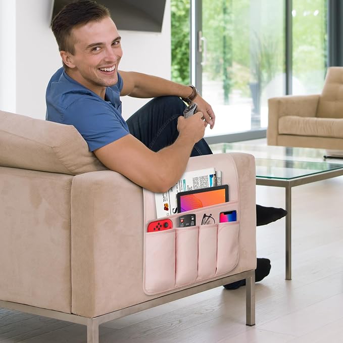 Remote Control Holder for Armchair，Couch Caddy Organizer TV Remote Holder for - Image 2