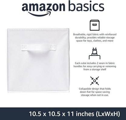 Amazon Basics Collapsible Fabric Storage Cubes Organizer - Image 2