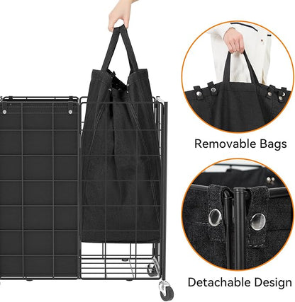 WOWLIVE Double Laundry Hamper - Image 6