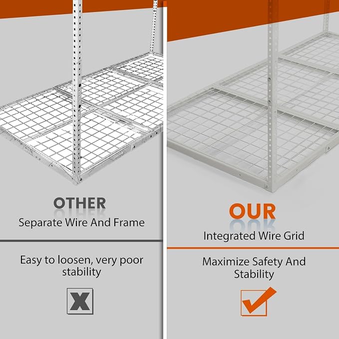 Kojem 3x6 Overhead Garage Storage Rack, 550LBS Weight Capacity - Image 6
