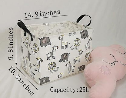 MAIZMZ Gift Storage Basket Collapsible Nursery hamper Organizer Bin Waterproof - Image 2