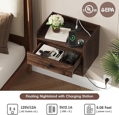 Floating Nightstand Set of 2 - Image 4