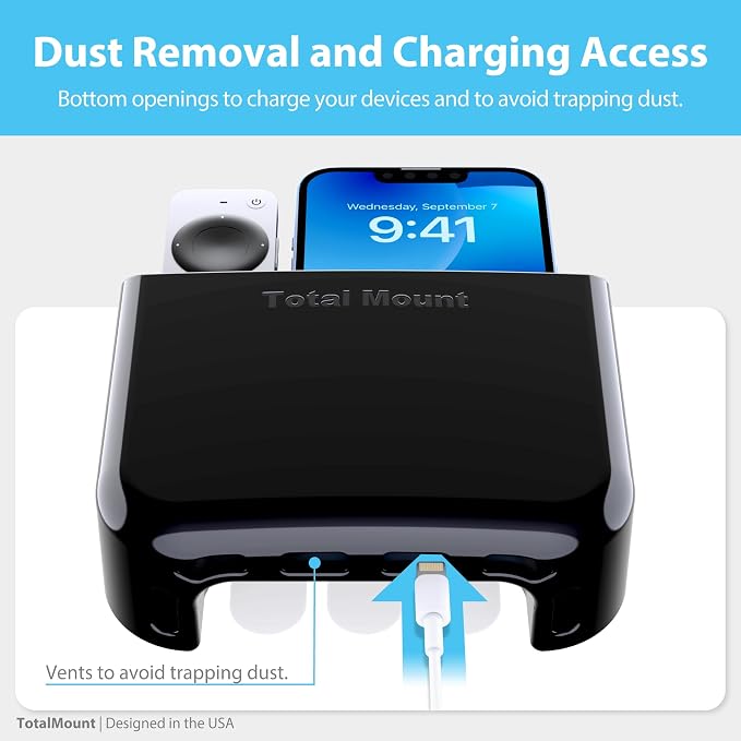 TotalMount Hole-Free Remote Holder – Eliminates Need to Drill Holes in Your Wall - Image 7