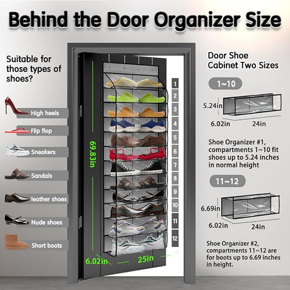 Over The Door Shoe Organizer - Image 2