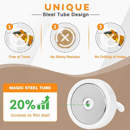 Neosmuk Magnetic Hooks Steel Tube Design - Image 3