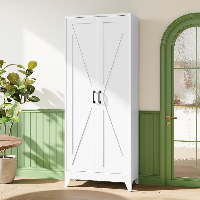Letaya 75" H Metal Storage Cabinet - Image 4