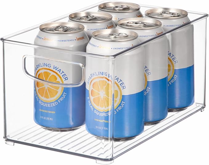 iDesign Stackable Clear Plastic Bin | Kitchen Organizers and Storage, by iDesign