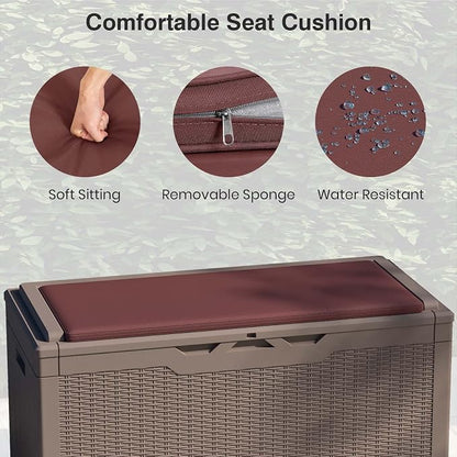 Patiolife 100 Gallon Resin Deck Box - Image 7