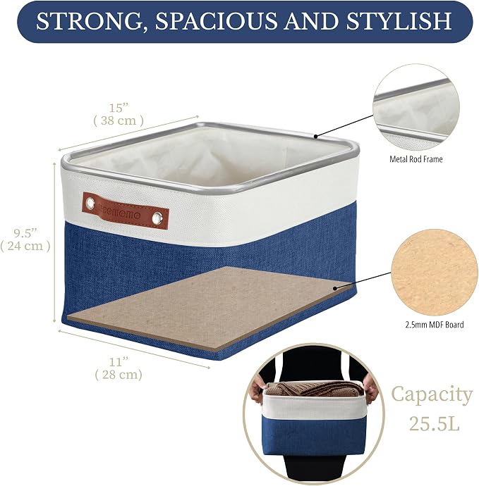 DECOMOMO Storage Baskets for Shelves - Image 4