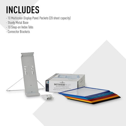 Durable Instaview20 Pocket Expandable Desktop Reference System - Image 6