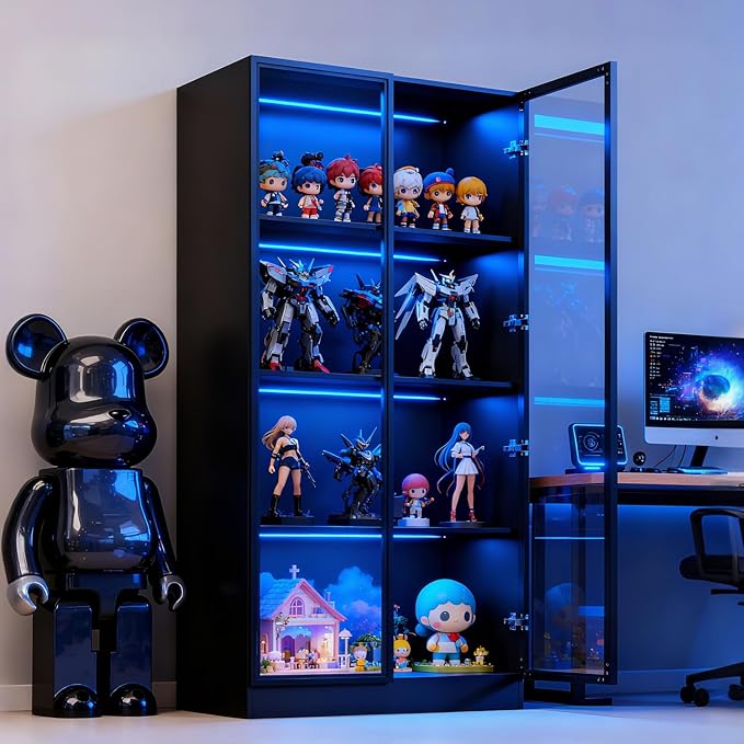 63'' Tall Glass Display Cabinet - Image 5