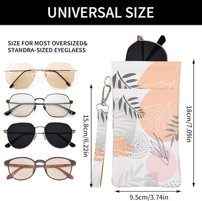 Double Eyeglass Case Soft Dual Glasses Case - Image 2