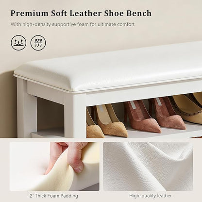 Taitiy Entryway Shoe Storage Bench, Shoe Organizer Bench - Image 6