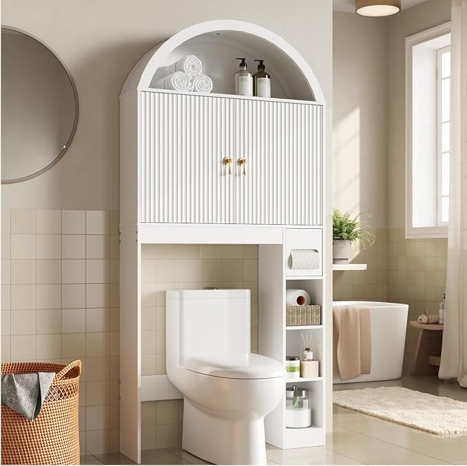 HOOBRO Over the Toilet Storage Cabinet, 67.7'' Tall Bathroom Organizer by HOOBRO