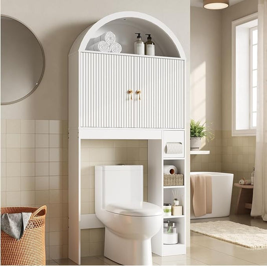 HOOBRO Over the Toilet Storage Cabinet, 67.7'' Tall Bathroom Organizer by HOOBRO