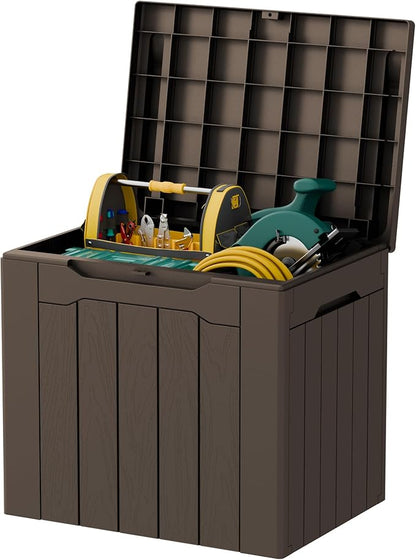 32 Gallon Deck Box Outdoor Indoor Waterproof Storage Box by Acurax