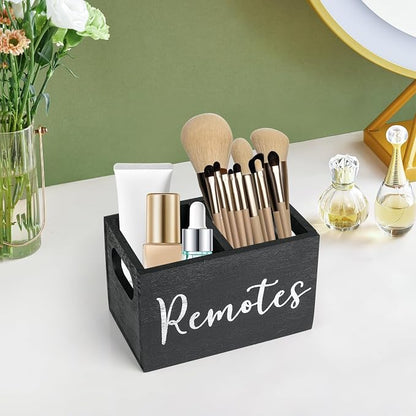 Remote Control Holder, Wooden TV Remote Holder - Image 7