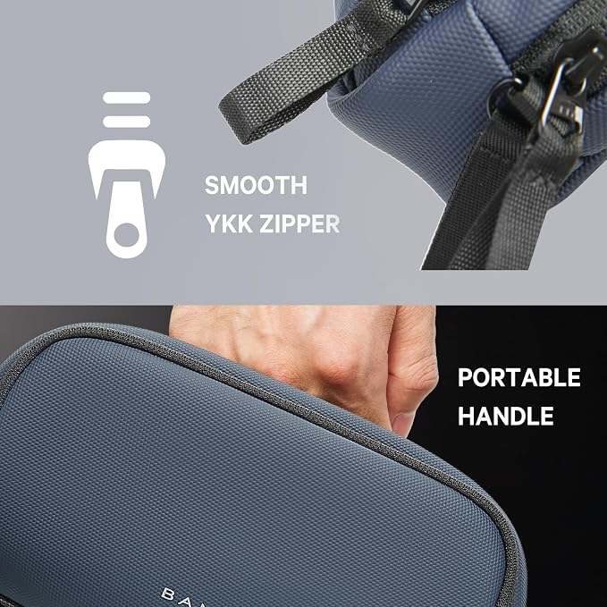 BANGE Cable Organizer Pouch， Travel Water Resistant Tech Accessories Bag Carry - Image 6