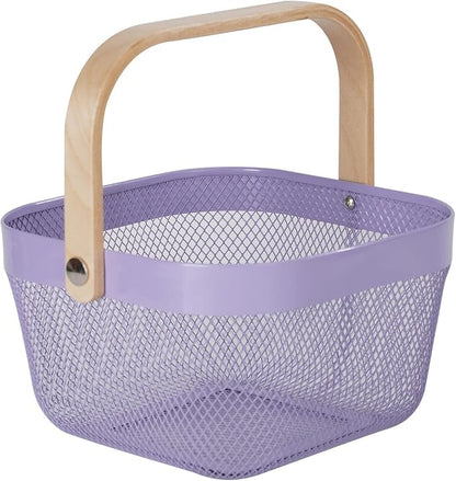 AJIODA Metal Mesh Wire Basket, Mini Steel Basket by AJIODA