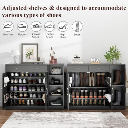 Loomie 5-Tier Shoe Cabinet - Image 6