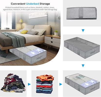Onlyeasy Breathable Under Bed Storage Bags - Image 3