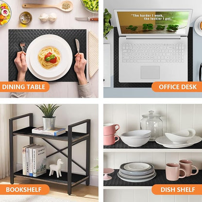 Shelf Liners for Kitchen Cabinets Refrigerator Liners Waterproof & Oil-Proof - Image 2