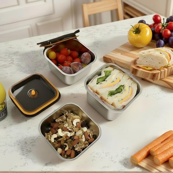 YUPER Stainless Steel Food Containers, Meal Prep Containers, Bacon Cheese - Image 3