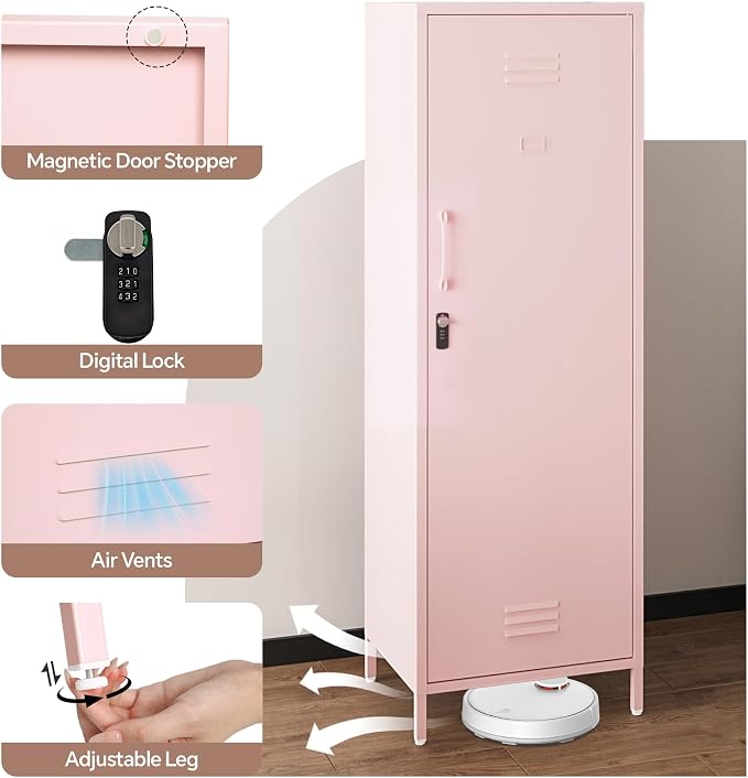 Metal Locker Storage Cabinets, Living Room, Bathroom Office - Image 5