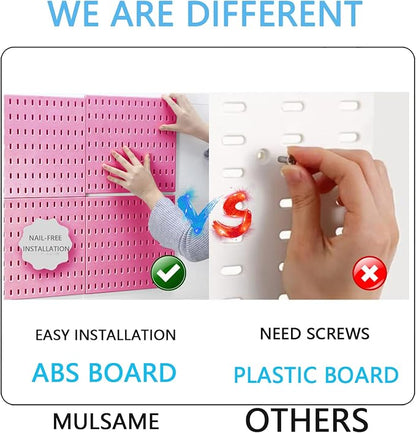 Pegboard Combination Kit, 25.2" x 25.2" Wall Mounted Storage Set - Image 6