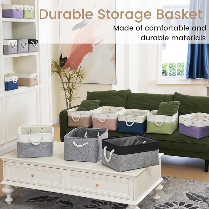 15.7x11.8x8.26 Inch Fabric Large Storage Bins - Image 7