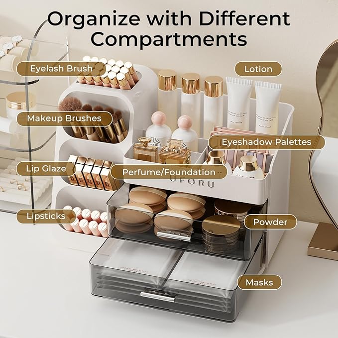 UFORU Makeup Organizer Countertop - Image 3