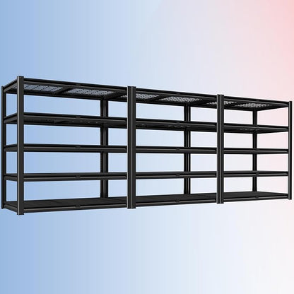 PrimeZone 72" H Heavy Duty Garage Shelving 2500 LBS 5 Tier Storage Shelves by PrimeZone