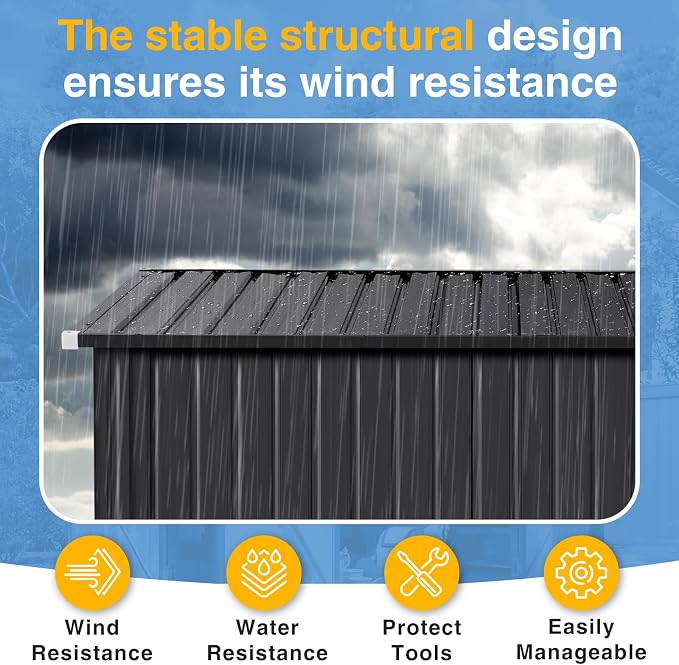 8'x12' Outdoor Shed Lean to Storage Sheds - Image 5