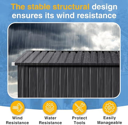 8'x12' Outdoor Shed Lean to Storage Sheds - Image 5