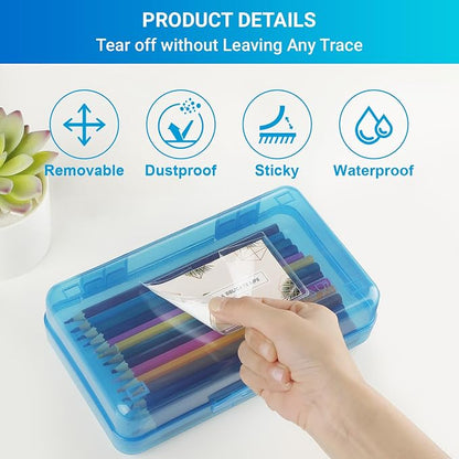 MaxGear 2" x 3.5" Index Card Holder, 54 Pack Label Holders - Image 3