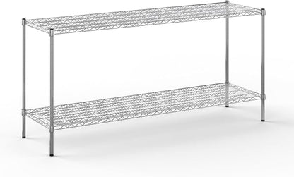 21" Deep x 72" Wide x 34" Height Wire Shelving Kit | 2-Tier | NSF Commercial by Regal+Altair