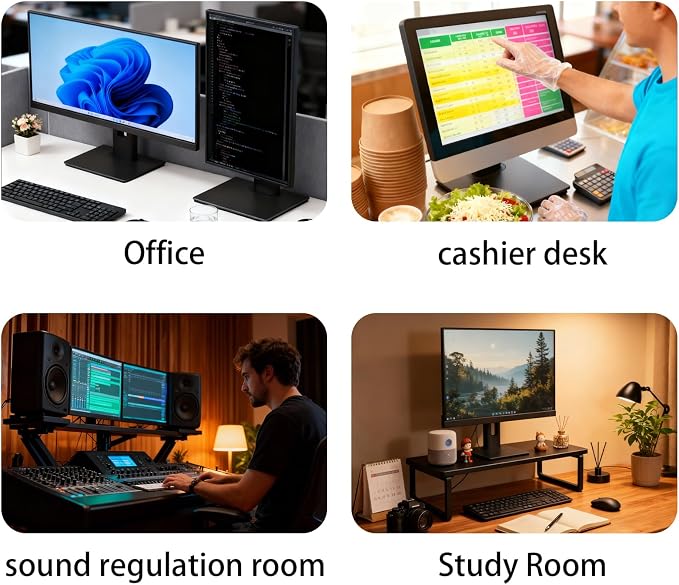 2026 Version Ergonomic VESA Monitor Stand, 150mm Spring Height adjustment - Image 8