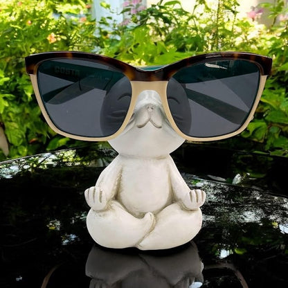 Top Brass Yoga Cat Eyeglasses & Pen Holder – Whimsical Reading Glasses - Image 7
