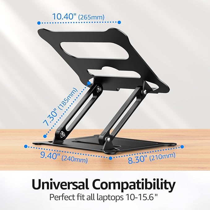 Urmust Laptop Notebook Stand Holder Adjustable Laptop Stand Portable Computer - Image 7